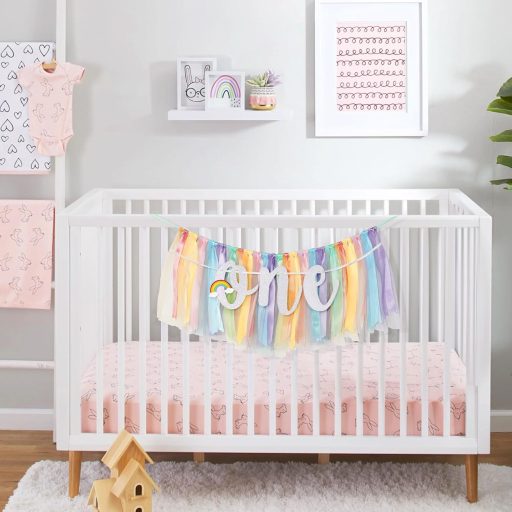 G2PLUS Banner Curcubeu Scaun Înalt Decor Petrecere 1 An Fată Băiat Baby Shower