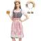 Hislovy dámsky 5-dielny kostým na Oktoberfest, dirndl midi šaty