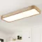Schindora LED mennyezeti lámpa fa 100x30cm dimmelhető távirányítóval