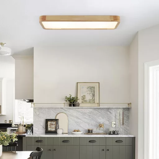 Schindora LED mennyezeti lámpa fa 100x30cm dimmelhető távirányítóval
