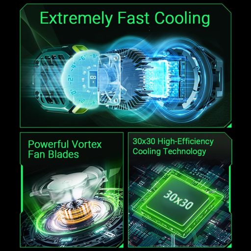 Ozkak Cooler pentru Telefoane Mobile Gaming, Radiator Semiconductor pentru iPhone și Android