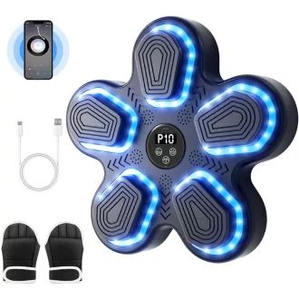   Aparat de Box cu Montare pe Perete JUOIFIP, Bluetooth, 9 Viteze, cu Mănuși de Box incluse