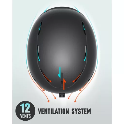 RIOROO Síbukósisak és Szemüveg Szett - Állítható Szellőzésű Sportbukósisak, Szélálló, Unisex, Snowboard, Sí és Téli Sportokhoz, Fekete, S Mé