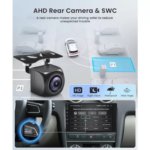 2G 64G Wireless Carplay Android 13 Autoradio 2 Din für Toyota Corolla Verso 2004-2009 mit Android Auto Navi GPS WiFi 9 Zoll Autoradio mit Mirror Link Bluetooth FM/RDS Radio DAB/EQ/SWC Rückfahrkamera 2G 64G Wireless Carplay Android 13 Autoradio 2 Din für Toyota Corolla Verso 2004-2009 mit Android Auto Navi GPS WiFi 9 Zoll Autoradio mit Mirror Link Bluetooth FM/RDS Radio DAB/EQ/SWC Rückfahrkamera