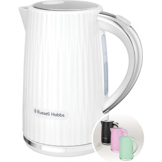   Russell Hobbs Eden fehér vízforraló 1,7L rozsdamentes acél szűrővel