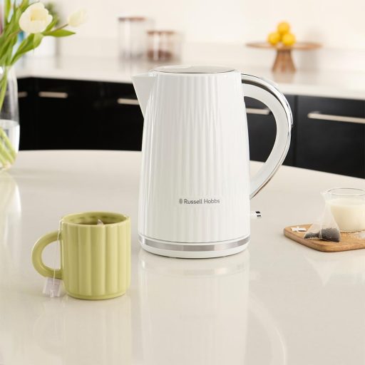 Russell Hobbs Eden fehér vízforraló 1,7L rozsdamentes acél szűrővel
