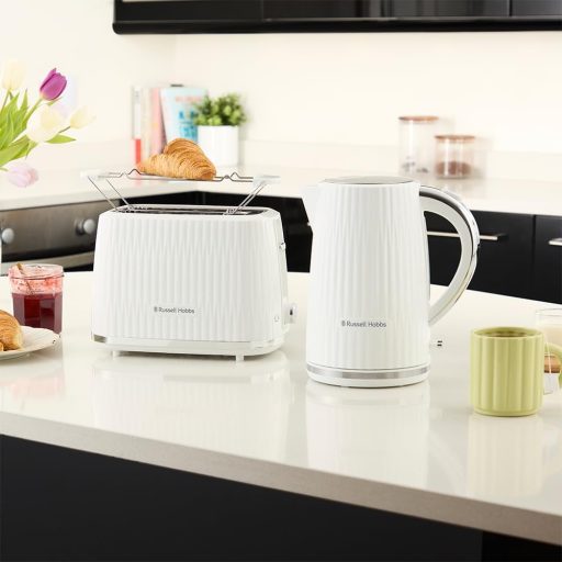 Russell Hobbs Eden fehér vízforraló 1,7L rozsdamentes acél szűrővel