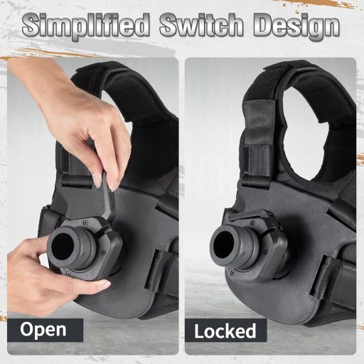 Vestă cu greutăți IRONPULSE pentru antrenament Crossfit, cu încărcare până la 80 kg și opritoare