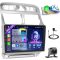 Hikity Android 13 Autórádió 9" Peugeot 307 SW CC CarPlay GPS Bluetooth