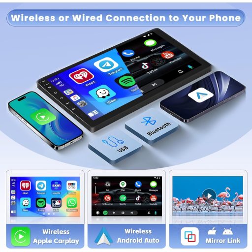 Autorádio Hikity Android 13 9" pre Peugeot 307 SW CC CarPlay GPS Bluetooth