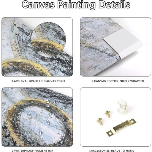 HALFLEMART 3 részes virágos vászonkép szett 150x70 cm faldekoráció