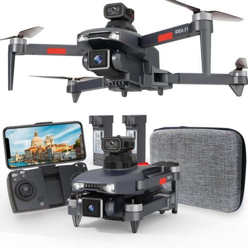 TTROARDS 31P Összecsukható Drón 4K Kamerával - 360° Akadályérzékelés, 5G WiFi, Kefenélküli Motor, 30 Perces Repülési Idő, 2 Akkumulátor