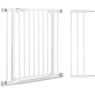   hauck Clear Step Autoclose 2 biztonsági kapu 96-101 cm, fehér, automata zárás, alacsony küszöb - White