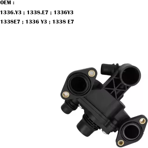 TOPWHEEL Termostat și Carcasă Lichid de Răcire Citroën C5 C6 Peugeot 407 607 2.7 3.0 HDi