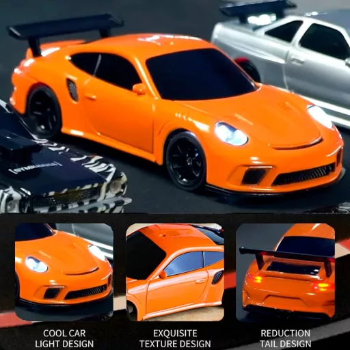 Vefacion Mini RC driftové auto 1:43 2.4GHz 15 km/h so svetlami pre deti