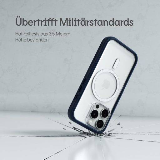 Ochranný kryt RhinoShield Mod NX MagSafe pre iPhone 16 Pro Max, modulárny, platinovo sivý, odolný voči pádu z výšky 3,5 m