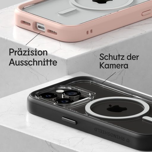 Ochranný kryt RhinoShield Mod NX MagSafe pre iPhone 16 Pro Max, modulárny, platinovo sivý, odolný voči pádu z výšky 3,5 m