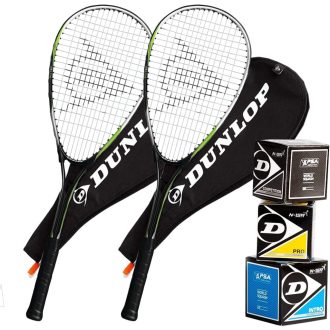 Racketworld Biotec Ti Twin Squash Ütő Szett 3 Labdával