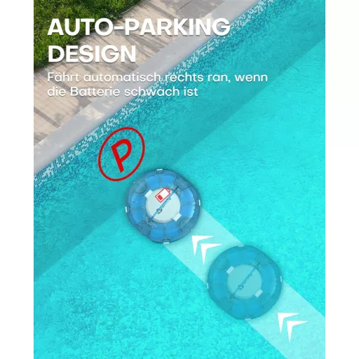 WINNY POOL CLEANER Winny 200 Medence Robot, Vezeték Nélküli Porszívó 75 Perc Üzemidő