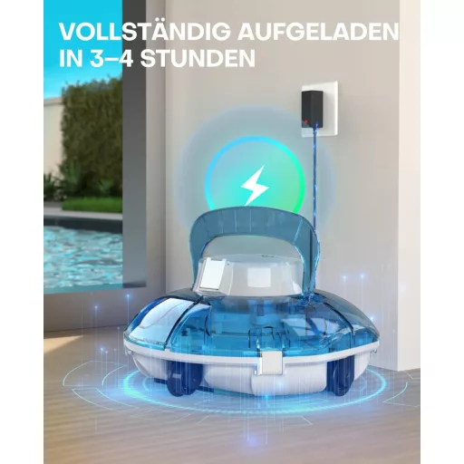 WINNY POOL CLEANER Winny 200 Medence Robot, Vezeték Nélküli Porszívó 75 Perc Üzemidő