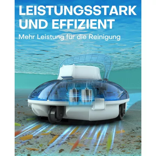 WINNY POOL CLEANER Winny 200 Medence Robot, Vezeték Nélküli Porszívó 75 Perc Üzemidő