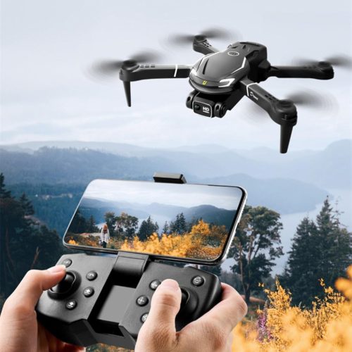 Dronă generică cu cameră dublă 4K HD - Quadcopter negru cu telecomandă, menținere altitudine, mod headless, cu geantă - Cadou pentru băieți, fete