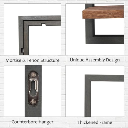 GAESHOW 2 darabos fa fali polc, lebegő polc, dekoratív polcok nappalihoz és hálóhoz