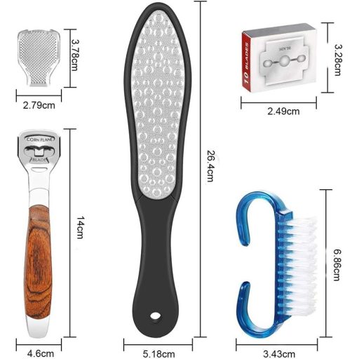 KLADNDER Körömcsipesz Szett Rozsdamentes Acél Pedikűr Körömvágó Lábápolás