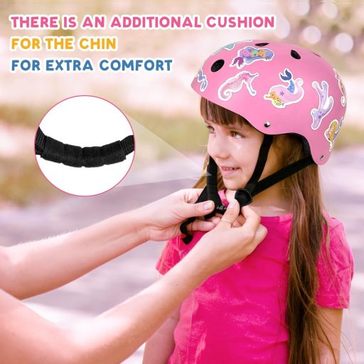 Detská a juniorská cyklistická prilba LeapBeast, veľkosť S, nastaviteľná, na MTB a kolobežku, ružová