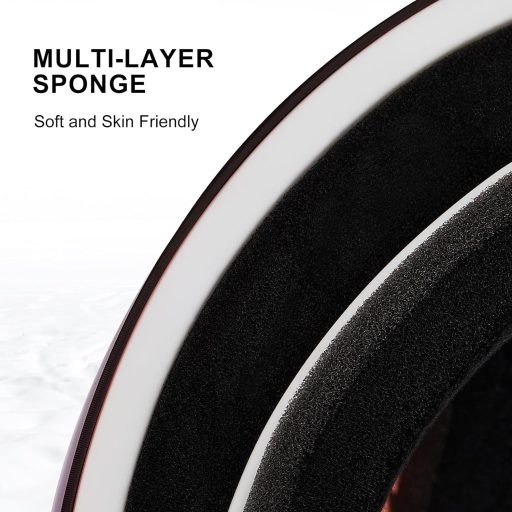 Ochelari de schi CARFIA, cu oglindă, roz, cu protecție UV, pentru fete.