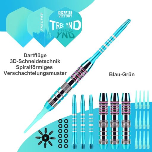 Trecynd Elektronikus Darts Szett Puha Nyílhegyekkel Profi Minőség