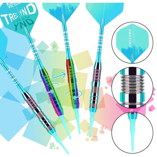 Set electronic de darts Trecynd cu vârfuri moi, calitate profesională