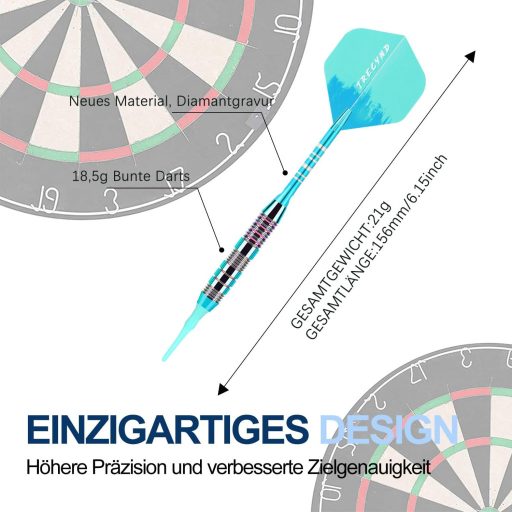 Set electronic de darts Trecynd cu vârfuri moi, calitate profesională