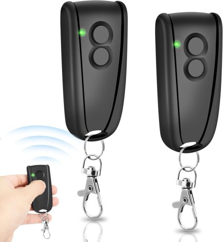 Wvoillty 433.92 MHz Távirányító Garázskapunyitóhoz - 2 Csatornás Kézi Adó Ecostar RSC2, RSE2, RSZ1, Liftronic 500, 700, 800 Modellekhez, Ele