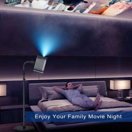 Stativ proiector Jubor 80-120cm Înălțime Ajustabilă Rotire 360° Suport de Tavan