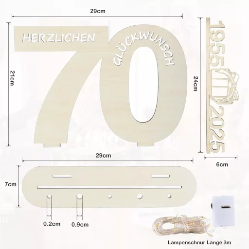 Seutgjie Dekoratív 70. Születésnapi Fa Vendégkönyv LED Fényekkel - Egyedi Ajándék Férfiaknak és Nőknek - Évfordulós Asztali Dekoráció

AI: I