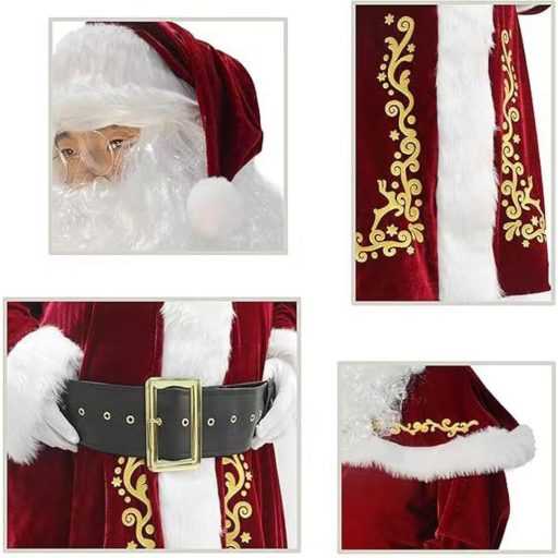 Licus Deluxe Mikulášsky kostým pre mužov, 12-dielna súprava na fašiangy