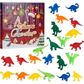   Douthfolle Dinoszaurusz Adventi Naptár 2025 - 24 Napos Karácsony Ajándék Fiúknak 3-8 Év
