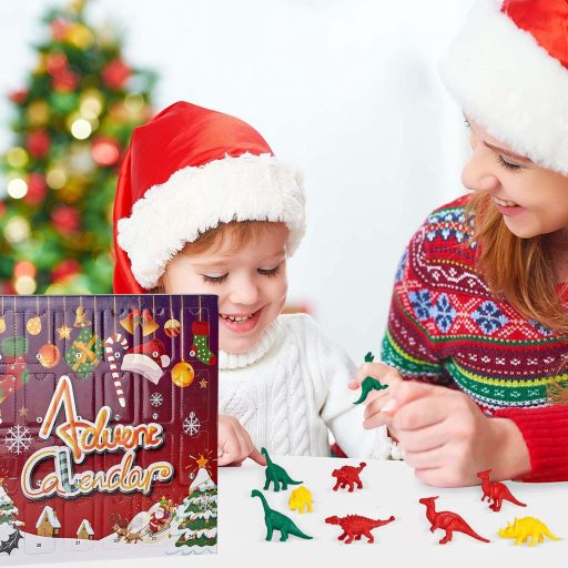 Douthfolle Dinoszaurusz Adventi Naptár 2025 - 24 Napos Karácsony Ajándék Fiúknak 3-8 Év