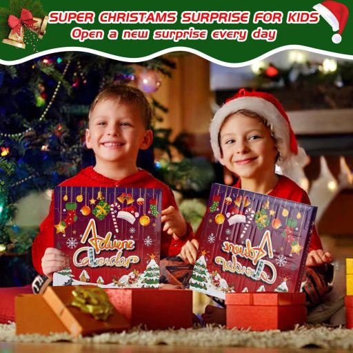 Douthfolle Dinoszaurusz Adventi Naptár 2025 - 24 Napos Karácsony Ajándék Fiúknak 3-8 Év