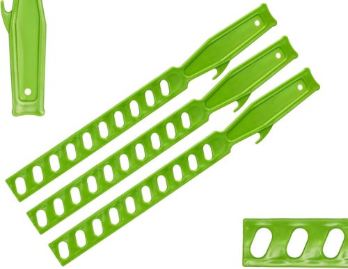 Set de amestecare vopsele AJKA BIS - 3 bucăți Bastoane de amestecare verzi din plastic 35 cm - Pentru amestecarea vopselei, lacului, epoxidului, acrilicului, rășinii și a emulsiei - Reutilizabile