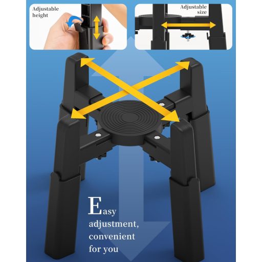 JUNSPOW Dupla Kutyatál Állvány Állítható Magassággal Nagy Kutyáknak