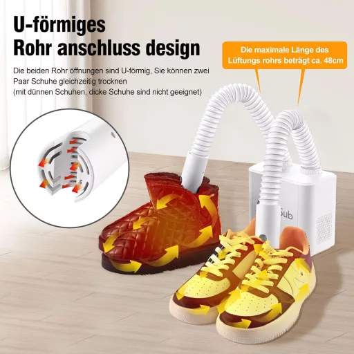 ColorSub elektromos cipőszárító 4 hőfokozattal, szageltávolítás, hordozható