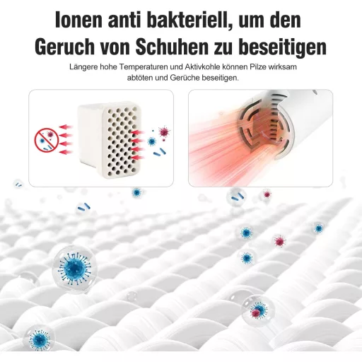 ColorSub elektromos cipőszárító 4 hőfokozattal, szageltávolítás, hordozható