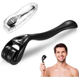   BieMian Beard Roller 0,5 mm Szakállnövekedéshez Microneedling Dermaroller