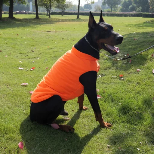 Lovelonglong Vízálló Téli Kutyamellény Fleece Béléssel Narancssárga 2XL
