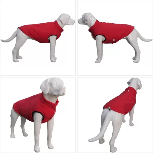 Lovelonglong Vízálló Téli Kutyamellény Fleece Béléssel Piros 2XL