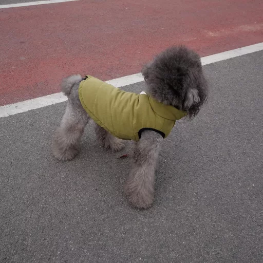 Lovelonglong Vízálló Téli Kutyakabát Fleece Béléssel Army Zöld L