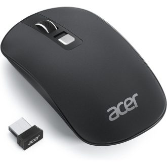   Acer Wireless Egér 2.4GHz USB Vevővel, 1600 DPI, Ultravékony Hordozható Számítógép Egér