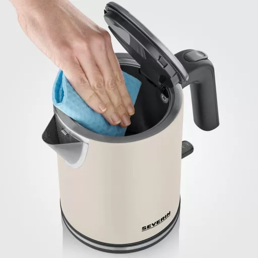 Severin WK 9577 elektromos vízforraló 1L rozsdamentes acél, gyors felmelegítés 2400W